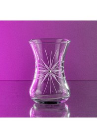 Resim Decocia S03 Çay Bardağı Mira Desenli 135 CC 6 Adet Şeffaf 