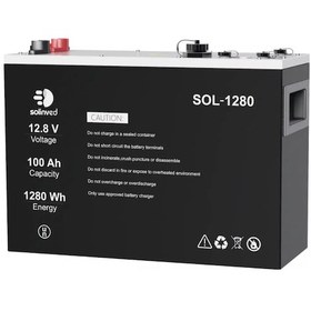 Resim Solinved 12,8v 100ah Lityum Akü - Sol-1280 