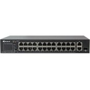 Resim VGUARD VG-SW1024P-225 24 Port 10/100MBPS RJ45 + 1 Port 10/100MBPS RJ45 + 1 Port 10/100/1000MBPS Comb 