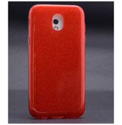Resim Samsung Galaxy J730 Pro Kılıf Simli Parlak Shining Kapak 