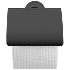 Resim Duravit Starck T Tuvalet Kağıtlığı Kapaklı Mat Siyah 0099404600 