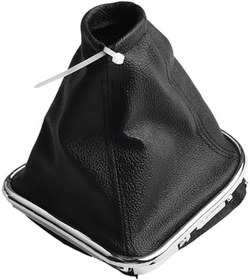 Resim Cruze 08-12 için Manuel Vites Topuzu Çizme Körüğü Kılıfı, PU Deri Vites Topuzu Kapağı Holden Petrol Modelleri ile Uyumlu, Siyah 