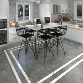 Resim Knsz masa sandalye takımı hem105zengin byzsyh 130*070 6 sandalye syhsyh kolçaklı 