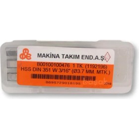 Resim MTE W 3/16 Normal Vidalı El Kılavuzu 3’lü Hss Dın 351 