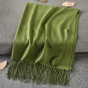 Resim Kadınlar için Şık Düz Renk Püskül Eşarp - Yumuşak Polyester Sıcak Şal, Günlük Kullanım & Noel Hediyeleri İçin Mükemmel, Saç Eşarpi, Kış Aksesuarı, Basit Tasarım, Elde Yıkanabilir, Şık Aksesuar, Kadın Modası 