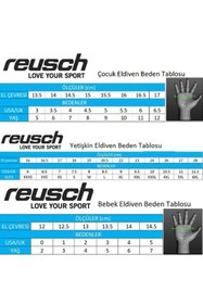 Resim Reusch Alan Mitten Çocuk Kayak Eldiveni Siyah 