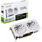 Resim Asus Geforce Dual 4070 Super Evo Beyaz 12gb 192bıt Gddr6x Oc Hdmı Ekran Kartı 