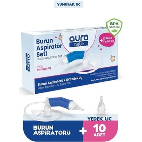 Resim Bebek Burun Aspiratörü ve 10 Adet Yedek Uç 