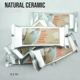 Resim Tech Butiq Seramik Kil Hamuru, Beyaz 1000 Gr(1 Kg) Fırınlamaya Gerek Olmayan Güzel Sanatlar Figür Heykel Modelleme Oyun ve Sınıfları Için Toksik Olmayan Doğal Kil 
