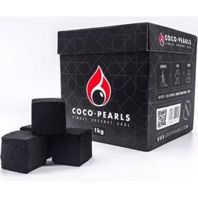 Resim Coco Pearls Nargıle Kömürü 1 kg 64 Adet Kömür 1 Paket 