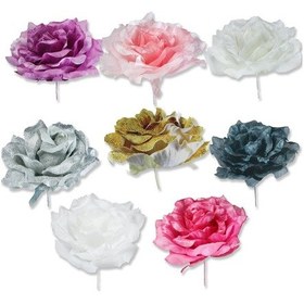 Resim Mutluadim 6 Adet Kumaş Gül 