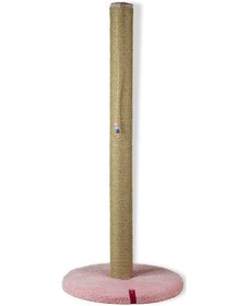 Resim 80 Cm Tırmalama Tahtası Silindir Taban Uzun Catnipli Tırmalama Tahtası Pembe 