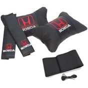 Resim mutlu oto Honda Civic 96-2000 Boyun yastığı ve Kemer Kılıfı SET 