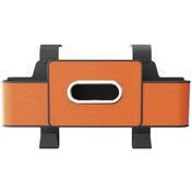 Resim Chuangyinshop Portakal Renkli Dayanıklı Abs Otokoltuk Düzenleyici İçecek & Atıştırmalık Saklama Bölmeli 