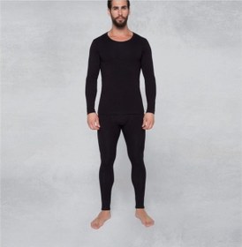 Resim Ultra Erkek Termal Takım Alt-üst Siyah 
