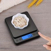 Resim 1 Adet Yüksek Hassasiyetli 0.1g Doğruluklu Dijital Terazi, Büyük LCD Ekranlı, Taşınabilir Cep Terazisi - Pişirme, Fırınlama, Kahve, Çay, Mücevher, Laboratuvar İçin (AAA Pil Dahil Değildir) - Mutfak, Aşçılık, Kuyumculuk, Laboratuvar Teknikleri için İdeal, Ergonomik Tasarım, Dayanıklı Plastik, Yüksek Hassasiyet Elektronikleri, Kesin Ölçüm 