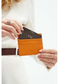 Resim Tamer Tanca Unisex Hakiki Deri Hardal Kartlık 688 132 Krtlk Y23 Hardal Tg Hardal 