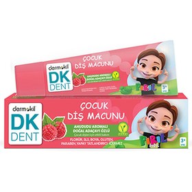 Resim DK Dent Pırıl Ahududu Aromalı Doğal Ada Çayı Özlü Çocuk Diş Macunu 50 ml - Gratis 