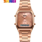 Resim Hanyang Gül Altın Skmeı Çift Ekran Izle Erkekler Dijital Çift Zamanlı Spor Chronograph Su Geçirmez Erkek Saat Kuvars Saatı Relogio Masculino (Yurt Dışından) 
