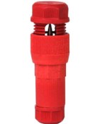 Resim Mufunye Siyah Nylon Bahçe Işığı Bağlayıcı, Dış Mekan Elektrikli Tesisat Çıkartma Bağlantı Elemanı, 1 Adet 