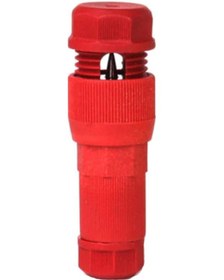 Resim Mufunye Siyah Nylon Bahçe Işığı Bağlayıcı, Dış Mekan Elektrikli Tesisat Çıkartma Bağlantı Elemanı, 1 Adet 