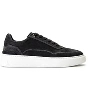 Resim Tamer Tanca Erkek Hakiki Deri Gri Nubuk Sneakers & Spor Ayakkabı 