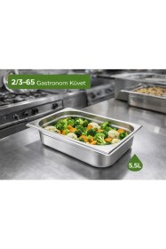 Resim Net Çelik Gastronom Küvet Gn 2/3-65 