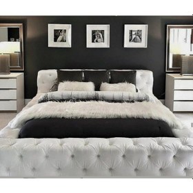 Resim Nivabaza Chester Baza Başlık Set Snowflake Yatak Hariç 