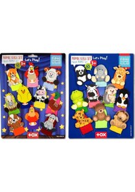 Resim 2 Set - 20 Parça Tox Vahşi ve Çiftik Hayvanlar Parmak Kukla T781 