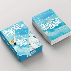 Resim 55 adet SK 5Th Fanclub Yağmur Geçirmez LOMO Selamlama Kartları, K-Pop Koleksiyon Kartları 