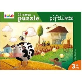Resim 24 Parça Puzzle - Çiftlikte 