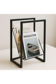 Resim df doffo.com.tr creative furniture designs Metal Dergilik Dergi Tutucu Gazetelik Metal Profil Siyah 