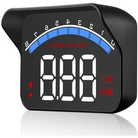 Resim Mufunye Evrensel Obd2 Araç Gösterge Projektörü - Hud Baş Üstü Ekran, Hızlı Kurulum, Otomatik Kapanma 