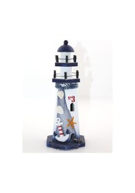 Resim Büro Ev Ofis Dekoru İçin Ahşap Tasarım Gemici Deniz Feneri 