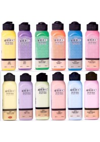Resim Akrilik Boya Seti 12 Renk X 140 Ml. Mat Ve Pastel Tonlar Karışık 