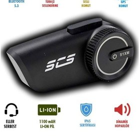 Resim S1xm Motosiklet Bluetooth Kulaklık Seti 