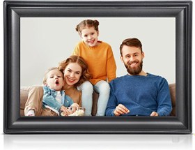 Resim Canupdog WiFi Dijital Resim Çerçevesi 10.1" 1080P IPS Dokunmatik - Siyah 