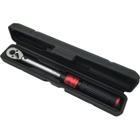 Resim 1/4" Sürücü Tık-ayarlanabilir Tork Anahtarı, 5-30Nm/45-265In.lb - Yüksek Kaliteli Çelik Tork Anahtarı Yol Bisikletleri ve Motosikletler için, Günlük Bakım ve Ev Tamirinde İdeal, Yol Bisikleti Aracı | Ayarlanabilir Tork Anahtarı | Çelik Yapı 