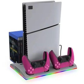 Resim Tp5-3570 Ps5 Soğutucu Organizatör 2 Fanlı Stand Kol Şarj Edici St 