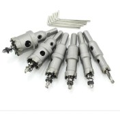 Resim Seeppitous 6pc Paslanmaz Çelik Reamer 14-30MMTCT Çimentolu Karbür Reamer Metal Kalın Demir Plaka Alüminyum Alaşım Seti (Yurt Dışından) 