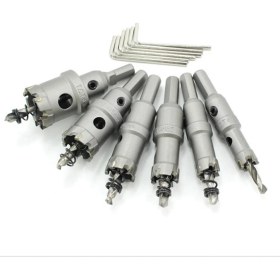 Resim Seeppitous 6pc Paslanmaz Çelik Reamer 14-30MMTCT Çimentolu Karbür Reamer Metal Kalın Demir Plaka Alüminyum Alaşım Seti (Yurt Dışından) 