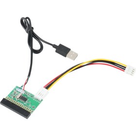 Resim Gorgeous 1.44MB 3.5 Inç Disket Sürücü Konektörü 34 Pın 34P USB Kablosu Adaptörü Pcb Kurulu Pc USB Floppy U Diskten Diskete (Yurt Dışından) 