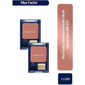 Resim Max Factor Flawless Perfection 223 Natural Glow Allık 2'li 