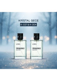 Resim Loris Kristal Gece K-37 + K-304 Kadın Parfüm EDP 2 x 50 ML 