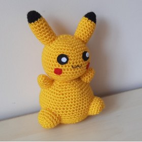 Resim nildamigurumi Amigurumi Oyuncak Pikaçu 