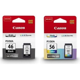 Resim Canon Pg46 56 İkili Paket E414 E474 E484 Kartuş 
