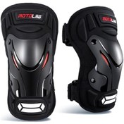 Resim Cbtx Global Motolsg 2 İn 1 Motosiklet Bisiklet Yansıtıcı Şerit İle Binme Koruyucu Dişli Dirsek Pedleri Siyah 