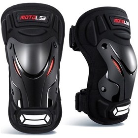 Resim Cbtx Global Motolsg 2 İn 1 Motosiklet Bisiklet Yansıtıcı Şerit İle Binme Koruyucu Dişli Dirsek Pedleri Siyah 