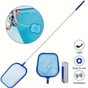 Resim Elmpaly Hafif Taşınabilir Havuz Yaprak Filesi 18.9-48.03 Inç Teleskopik Çubuk 