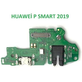 Resim Huawei Uyumlu P Smart 2019 Kulaklık Şarj Mikrofon Film Soket Bordu 